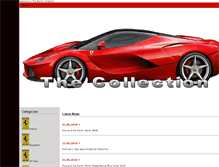 Tablet Screenshot of ferrari-collection.net